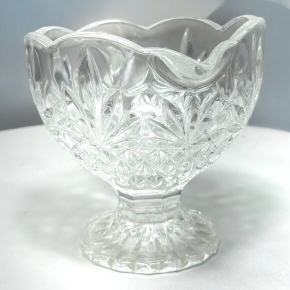 Large Creamer Shannon Leaded Crystal Pitcher Vintage Kitchen - Picture 4 of 7